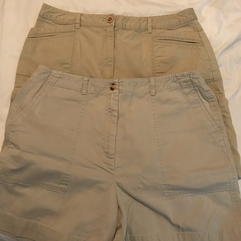 Talbots size 12 Tan shorts with pockets, size 12